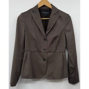 Banana Republic Peplum Blazer Jacket Women's SZ 0 Structured Office Career NWOT